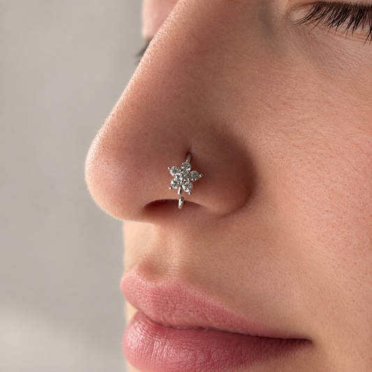 Piercing nez · Fleur