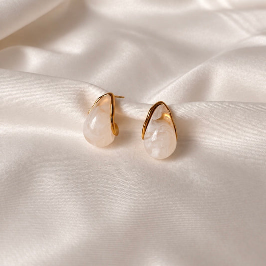 Boucles d'oreilles · Ivoire