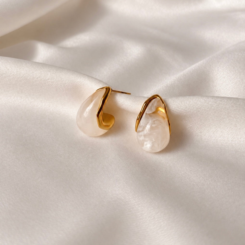 Boucles d'oreilles · Ivoire