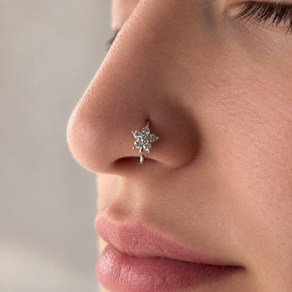 Piercing nez · Fleur