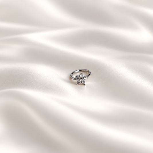 Piercing nez · Fleur